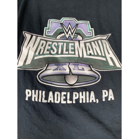 WWE WrestleMania XL Philadelphia Tee Size 2XL Black - Picture 5 of 6